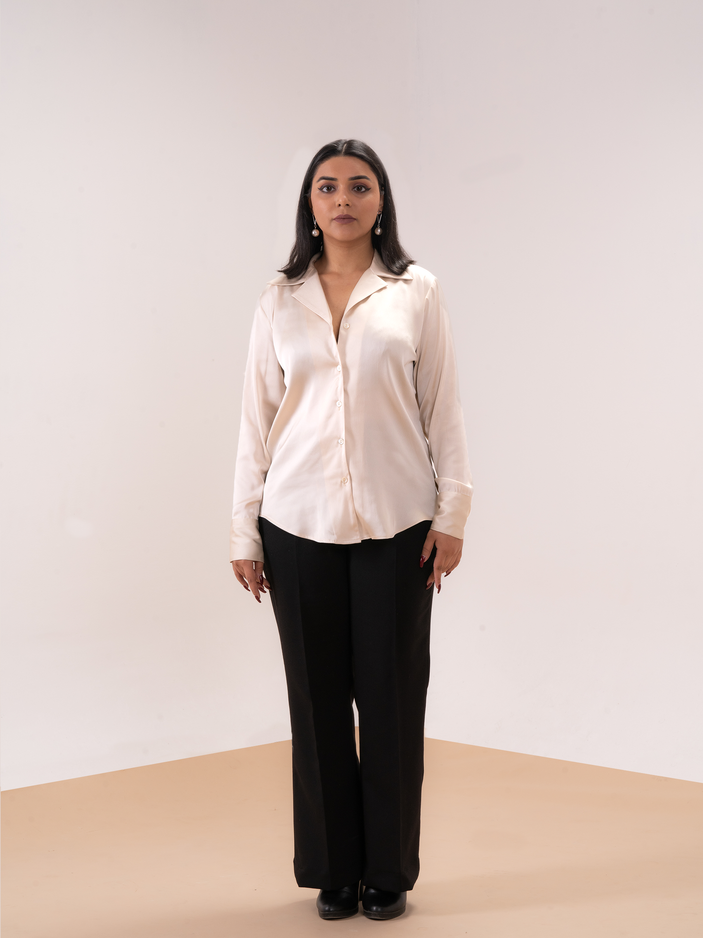 IVORY SHEEN SHIRT