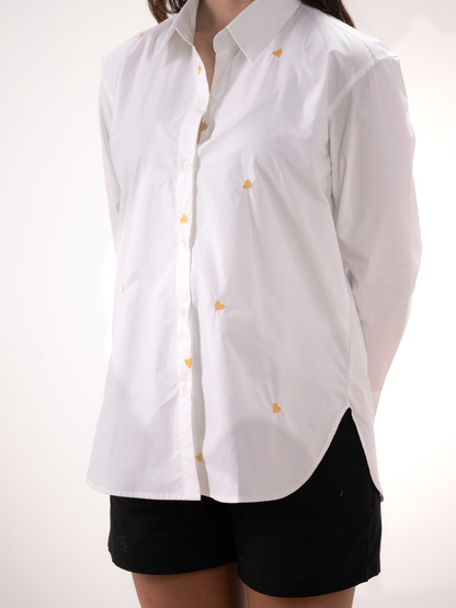 LEMON EMBELLISH SHIRT