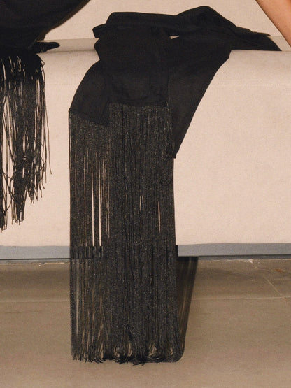 Hana Scandinavian Fringe Scarf - CLOFII
