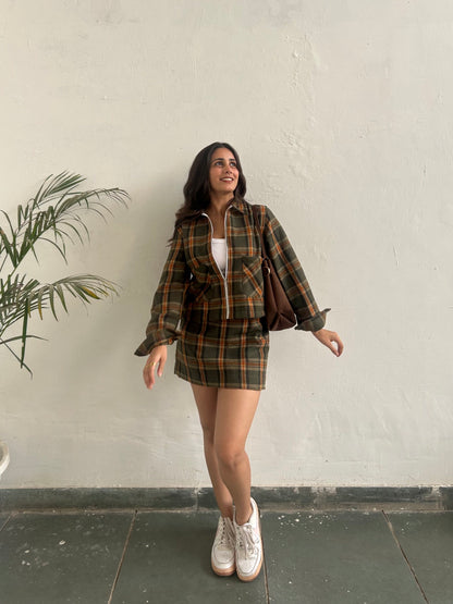 Green Plaid Jacket