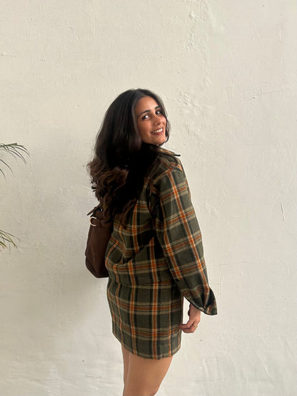 Green Plaid Jacket