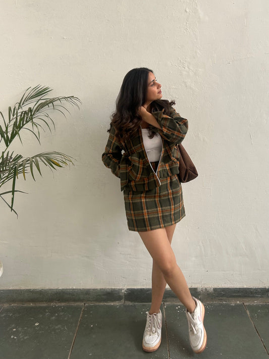 Green Plaid Jacket