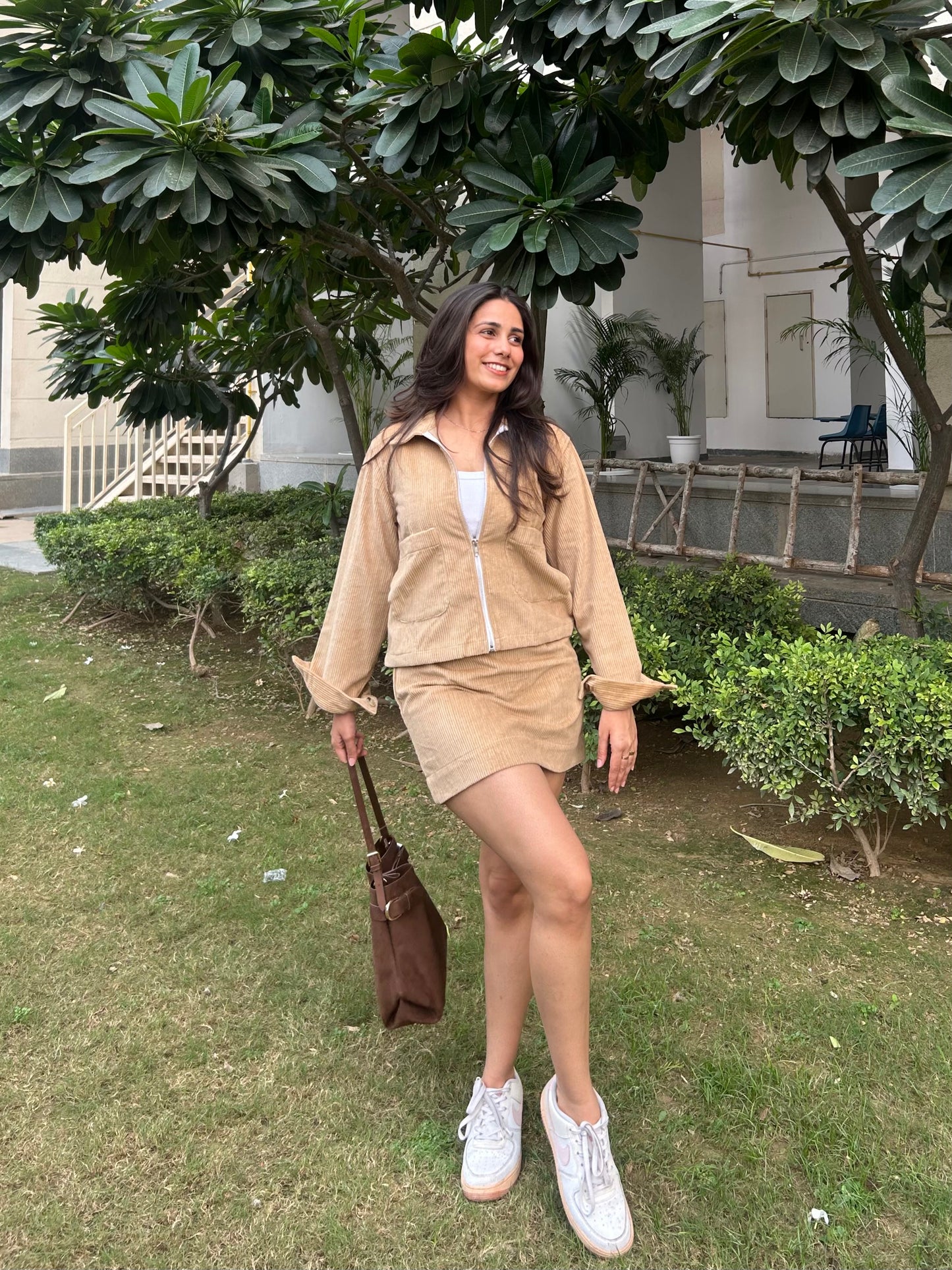 Beige Corduroy Jacket