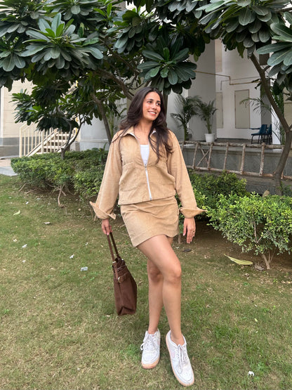 Beige Corduroy Jacket