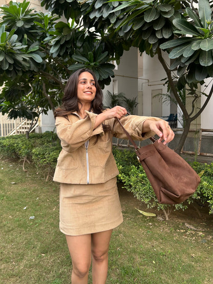 Beige Corduroy Jacket