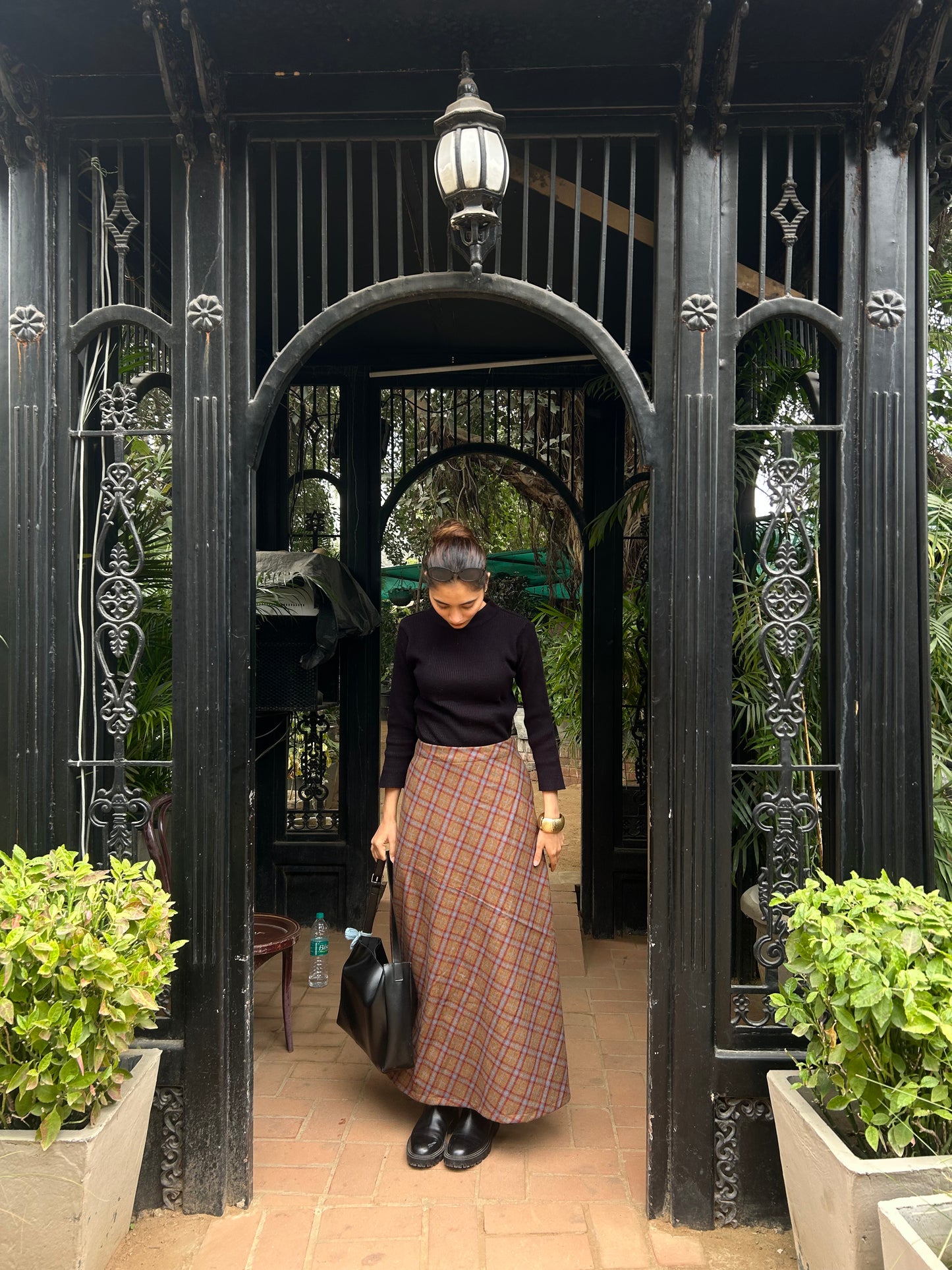 Rustwood Plaid Woollen Skirt