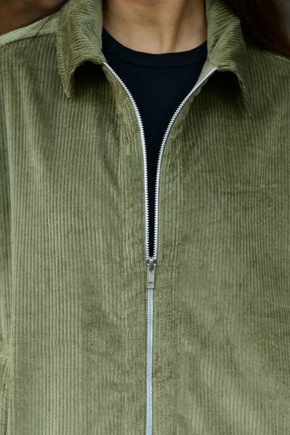 Oliven Corduroy Unisex Jacket