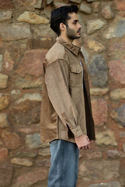 Chestnut Unisex Shacket