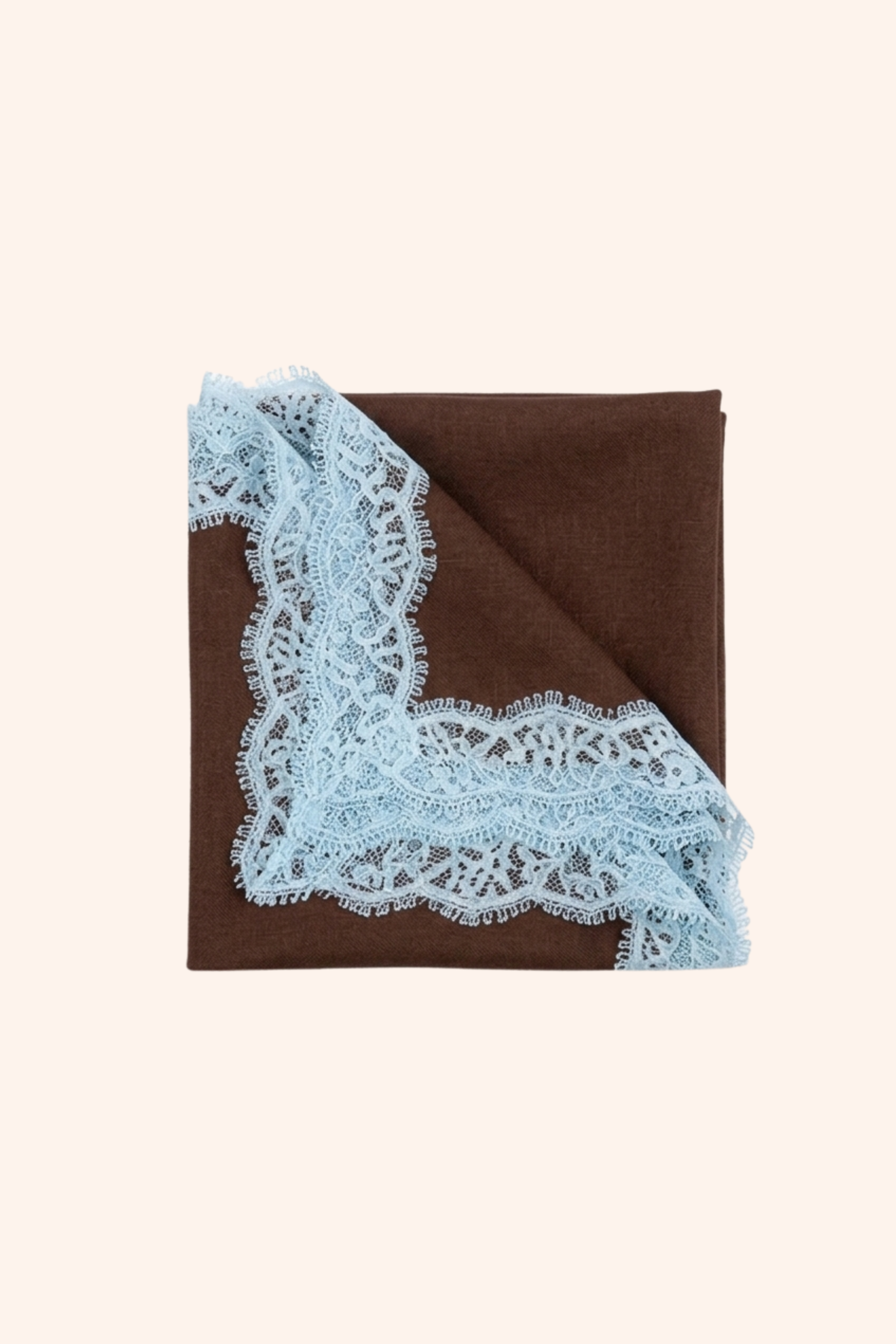 Brown Linen Scarf