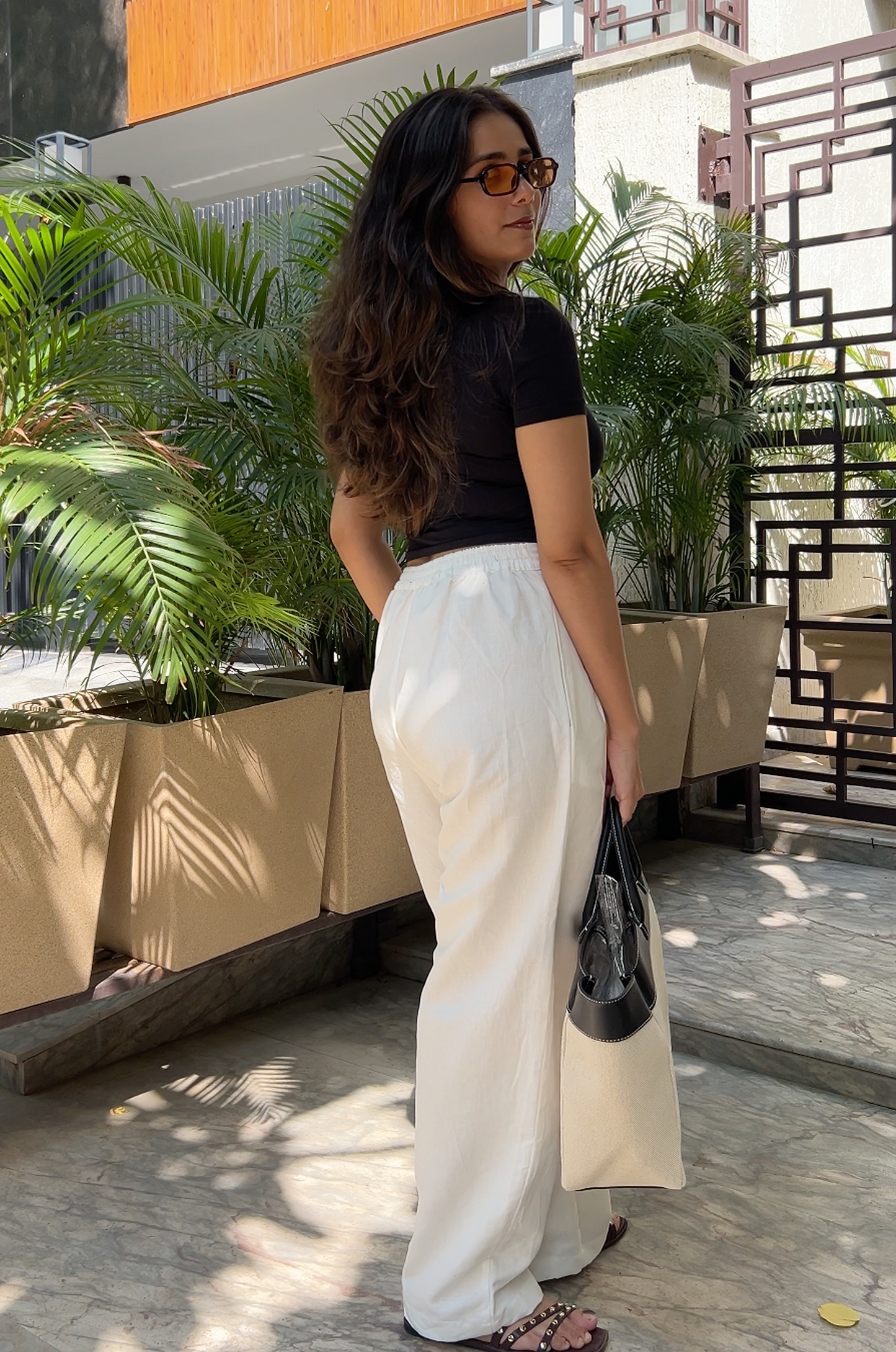 White Linen Pants