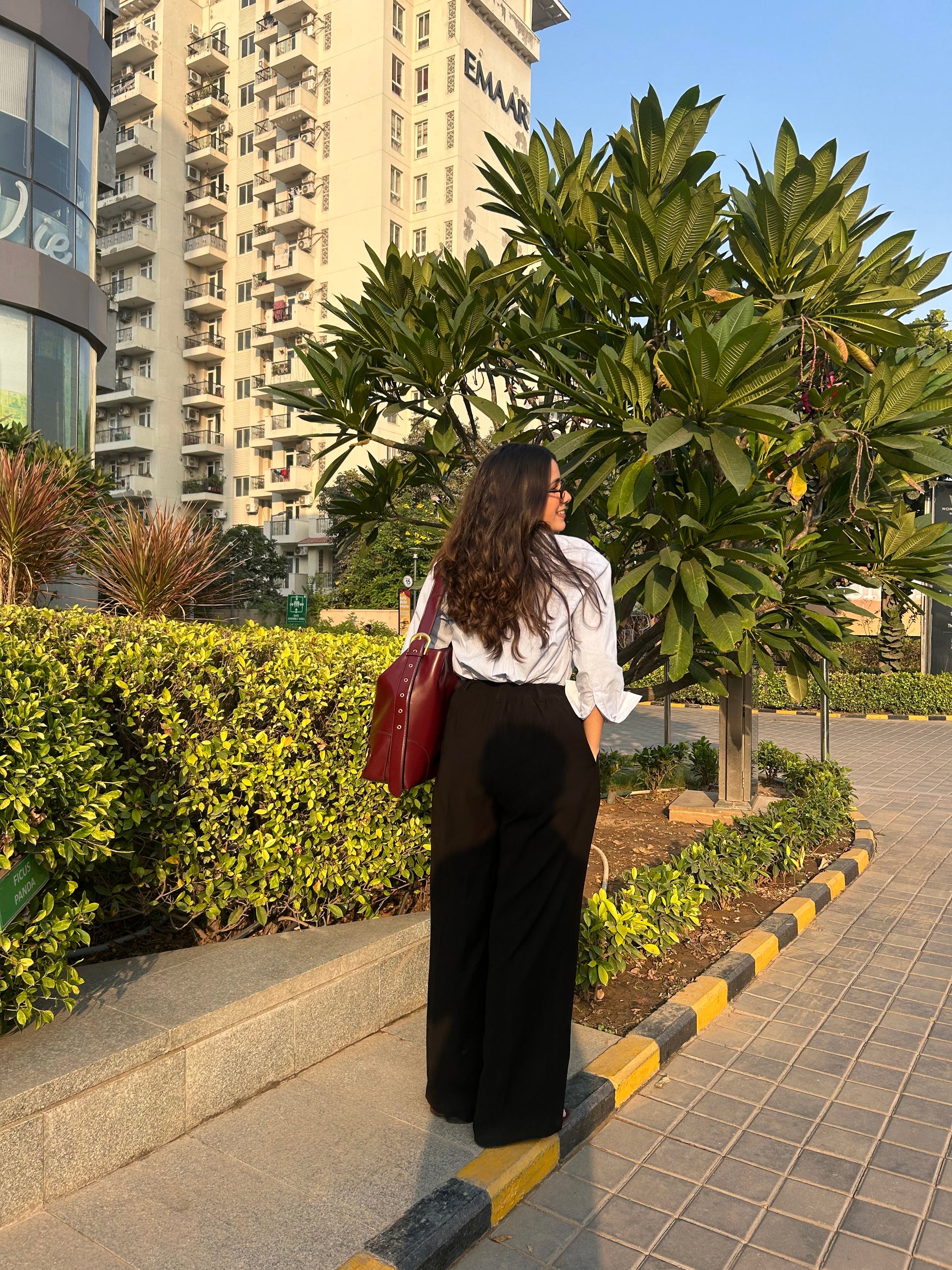 office wear premium black trousers